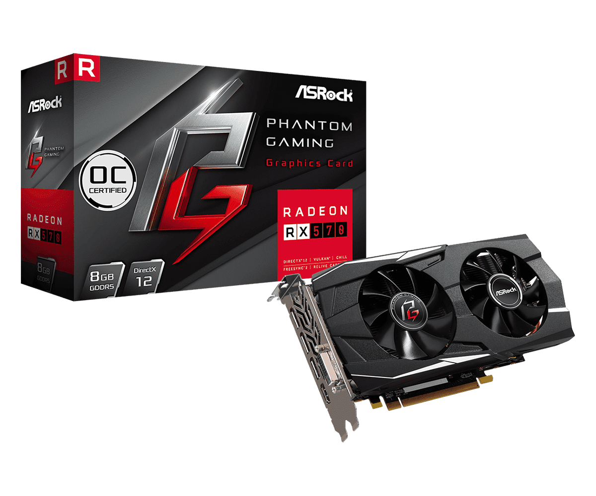 Rx 570 Asrock Phanton Gaming 8gb (usada) Sc