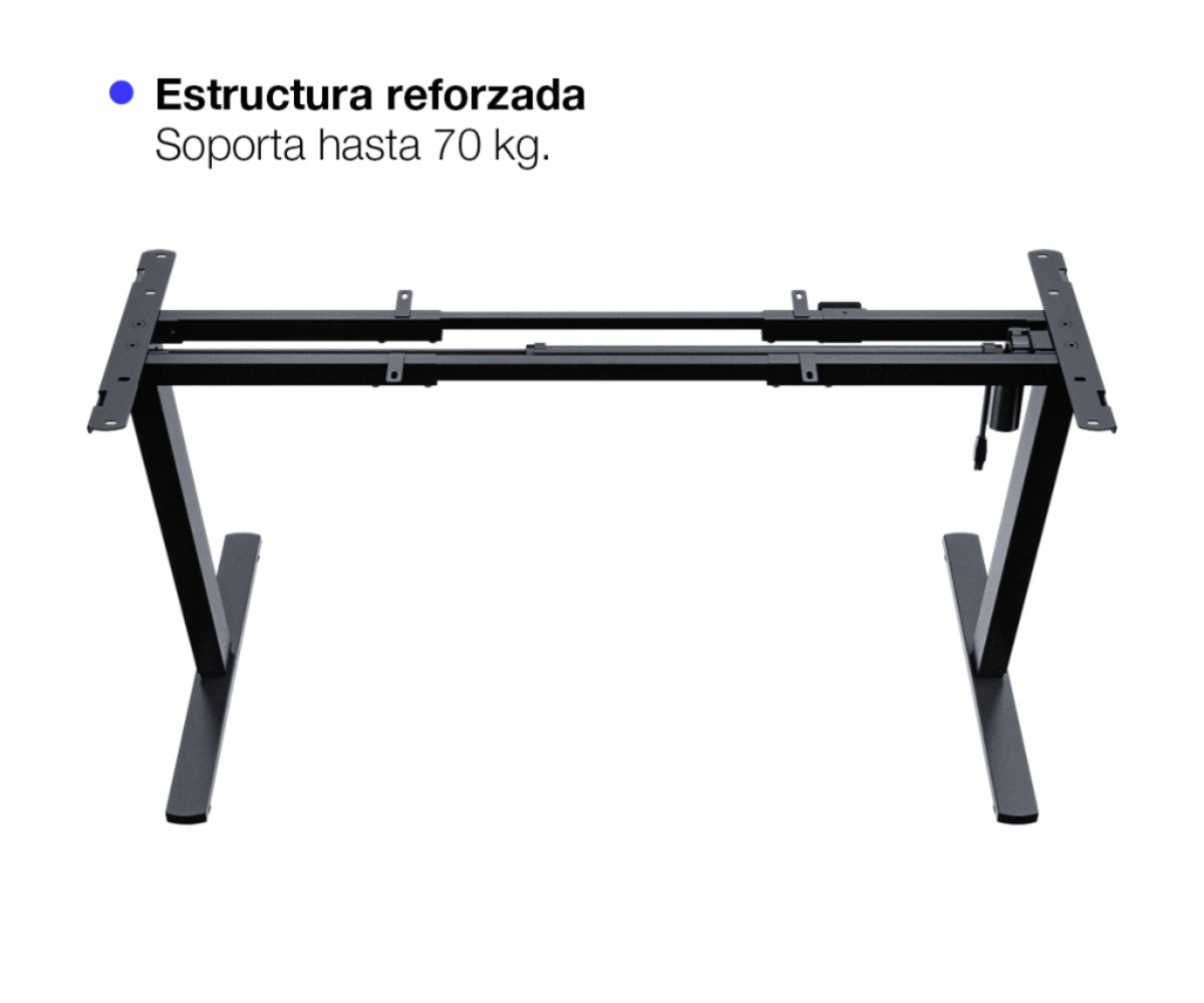 Estructura Electrica Naku 22d-bel-st Regulable En Altura Con Motor - Sin Tablero