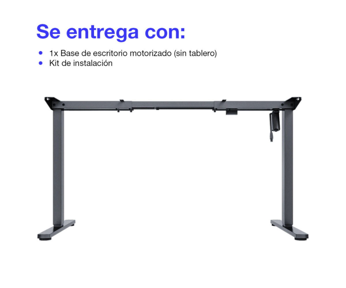 Estructura Electrica Naku 22d-bel-st Regulable En Altura Con Motor - Sin Tablero