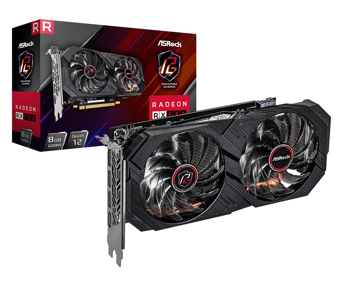 Rx 580 Asrock Phantom 8gb (nueva)