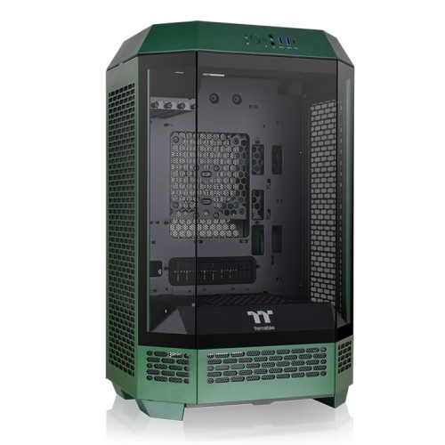 Gabinete Tt The Tower 300 Mid-tower Tg X3 Fan X2 Racing Green