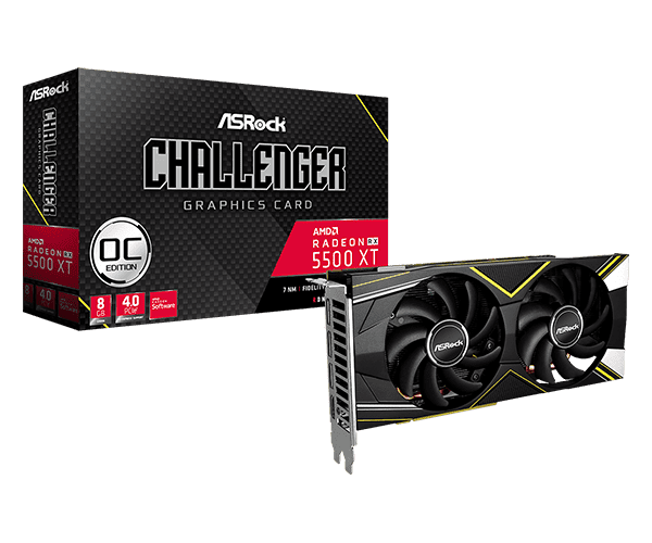 Rx 5500 Xt Asrock Challenger 8gb (usada) Cc
