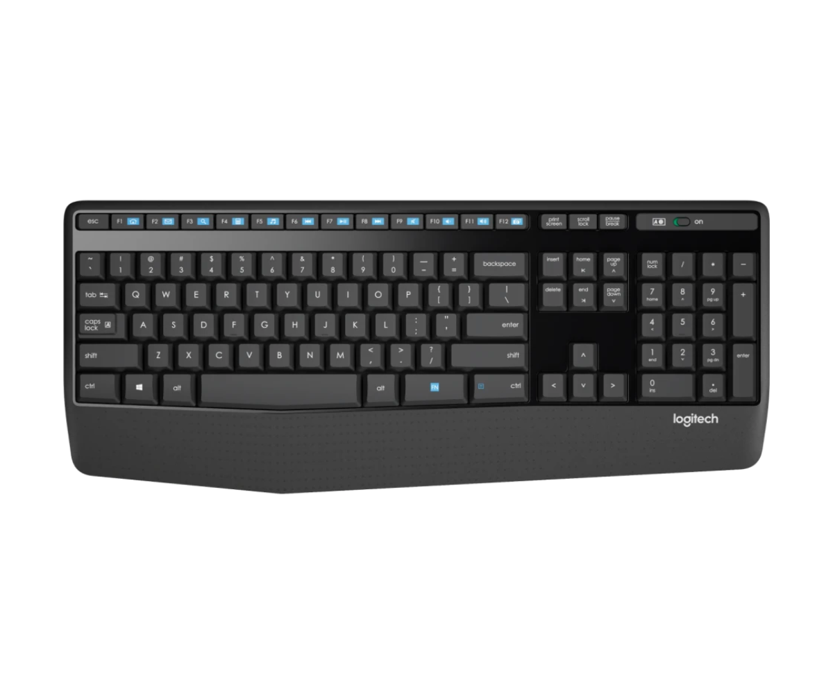 Teclado + Mouse Logitech Wir Mk345 Black