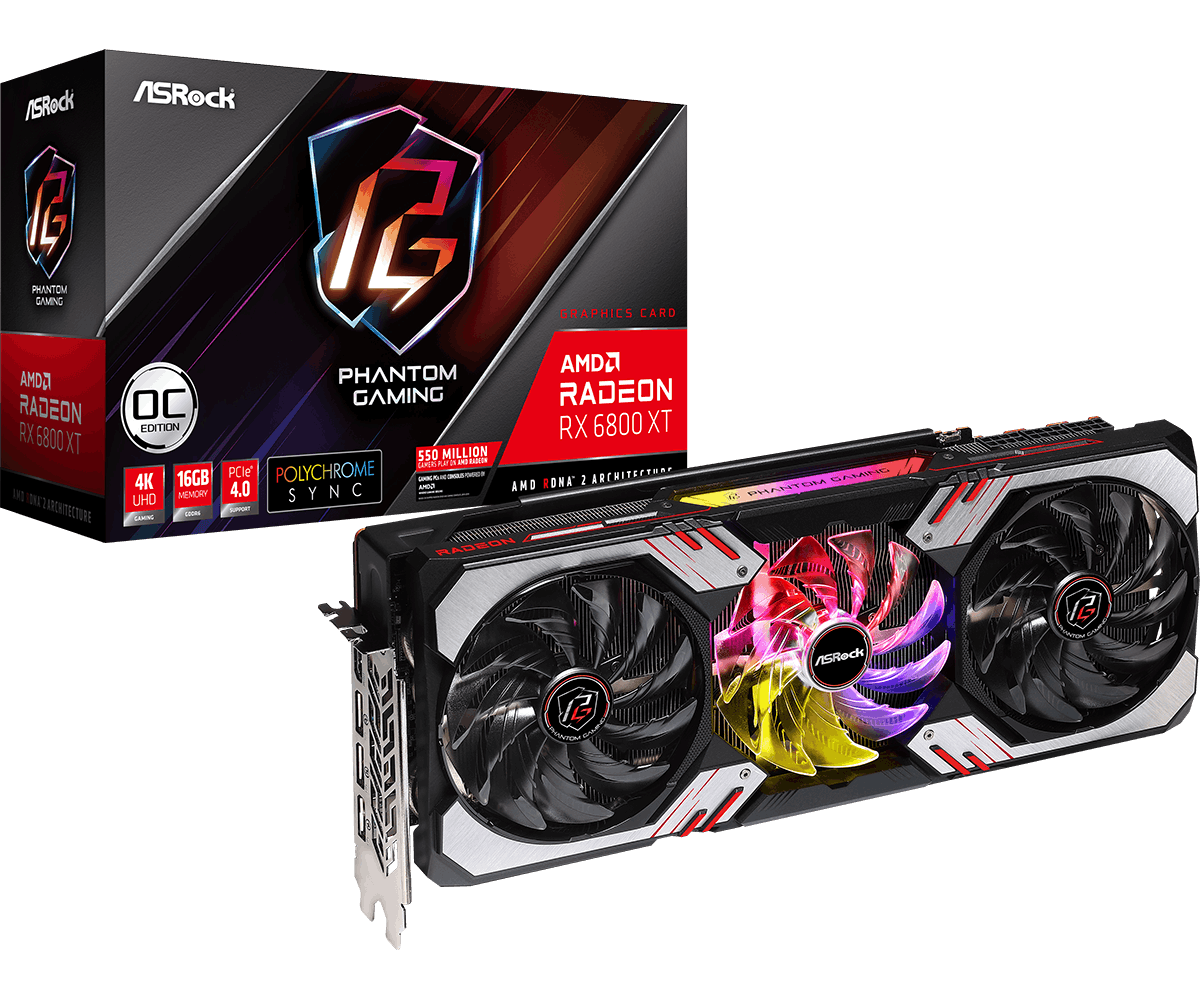 Rx 6800 Xt Asrock Phantom Gaming 16gb (usada) Cc