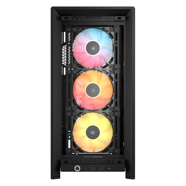 Gabinete Corsair 4000d Frame Rs Argb Mid-tower Fanx3 Black