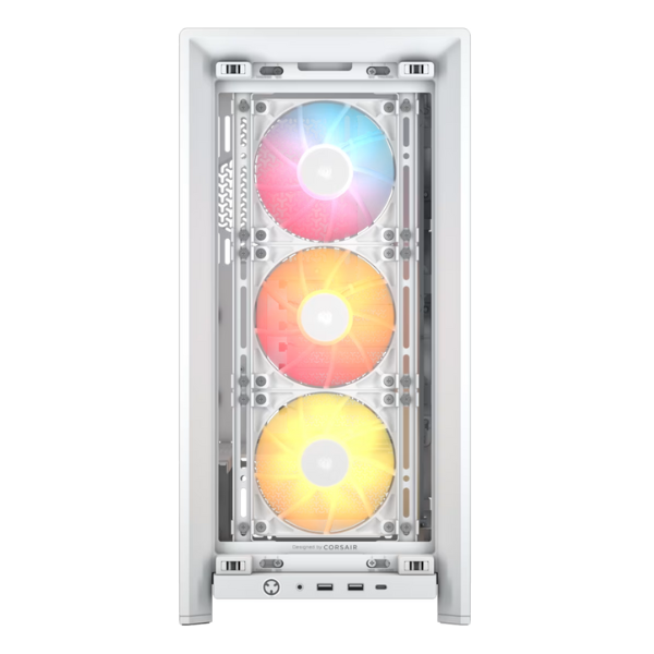 Gabinete Corsair 4000d Frame Rs Argb Mid-tower Fanx3 White