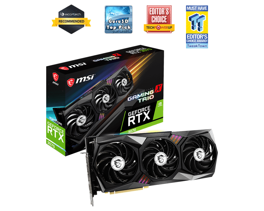 Rtx 3070 Msi Gaming Trio X 8gb (usada) Sc