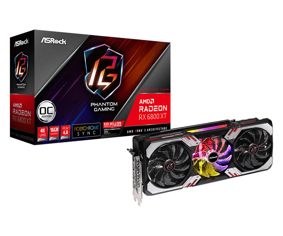 Rx 6800 Xt Asrock Phantom Gaming 16gb (nueva)
