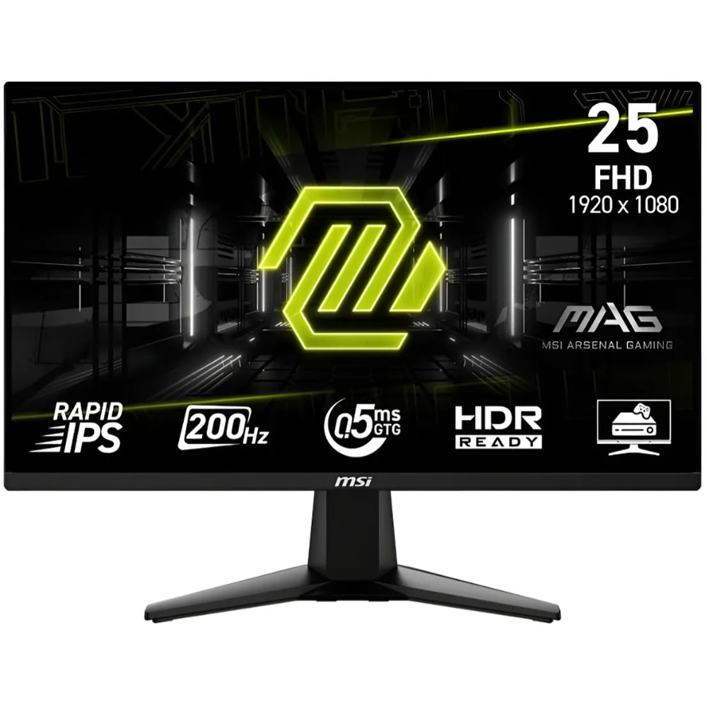 Monitor 25 Msi Mag 255f E20 Ips Fhd 200hz Hdmi Dp
