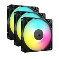 Cooler Fan Corsair Rs120 Argb X3 Pack Black