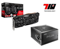 Rx 6700 Xt Asrock Challenger 12gb + Fuente 750w Xpg 80+ Bronce (usado)