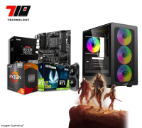 Pc Gamer Ryzen 5 5500 + Rtx 3060 Ti + 16gb Ram