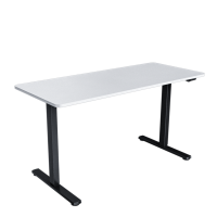 Escritorio Sit-stand Electrico - Regulable En Altura Con Panel Digital Blanco