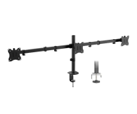 Soporte Articulado Naku Sm-c034 De Mesa Para Tres Monitores De 13” A 32”