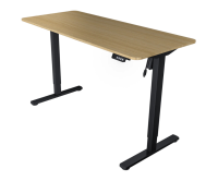 Escritorio Sit-stand Electrico - Regulable En Altura Con Panel Digital Madera