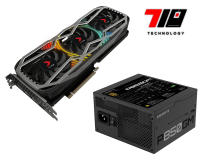 Placa De Video Rtx 3090 Pny Revel 24gb + Fuente 850w Gigabyte 80+ Gold (usado)