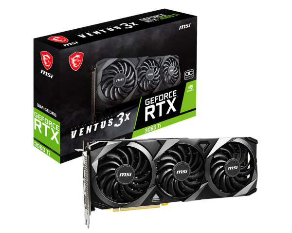 RTX 3060 8GB MSI VENTUS X3 OC (usada) 12 MESES DE GARANTIA