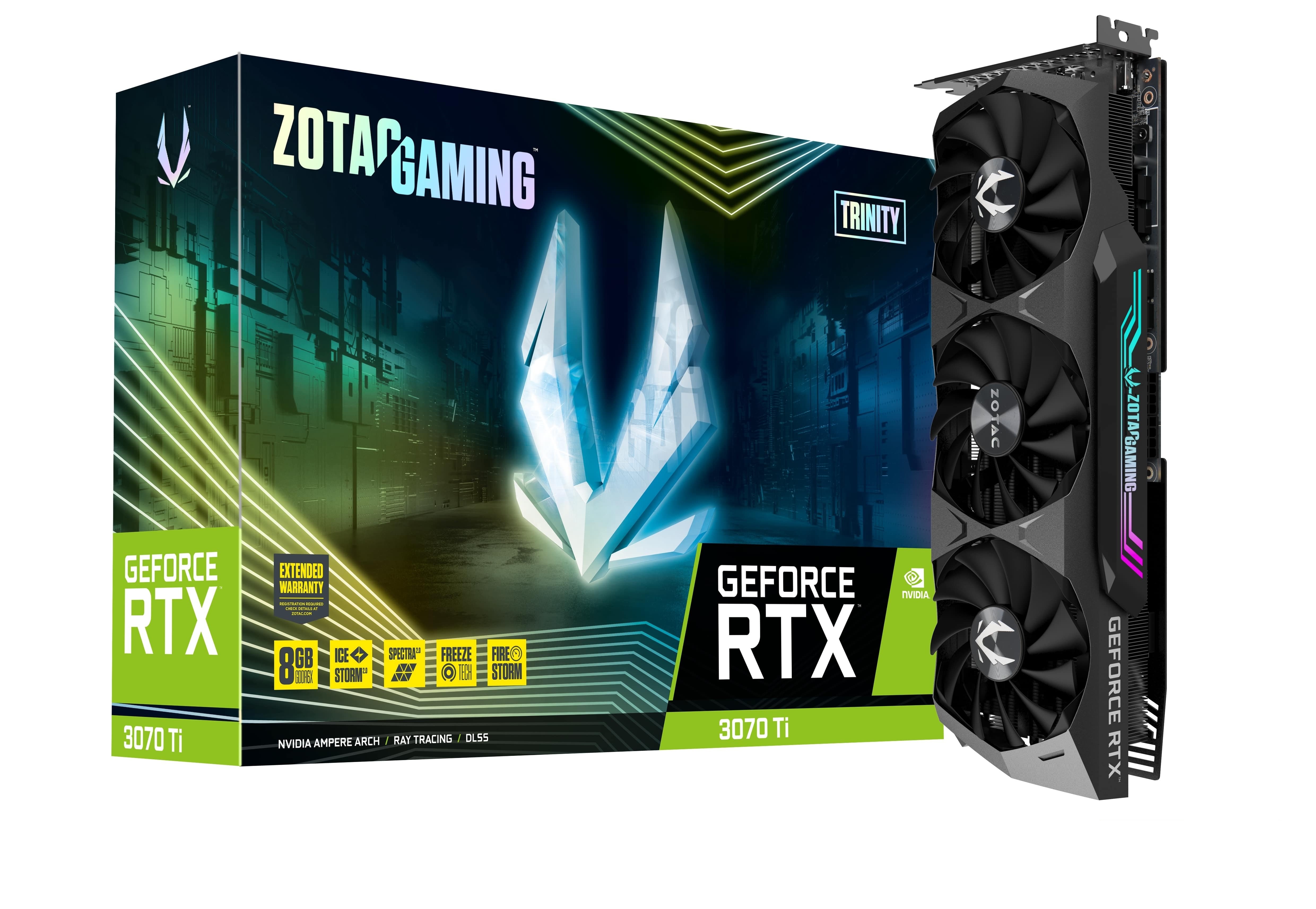 RTX 3070Ti ZOTAC TRINITY 8GB (OUTLET) 12 MESES DE GARANTIA