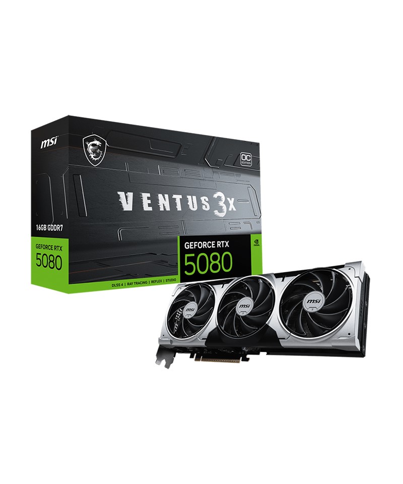 RTX 5080 OC 16GB MSI VENTUS 3x (NUEVA) 12 MESES DE GARANTIA