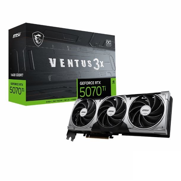 RTX 5070Ti 16GB MSI VENTUS 3x (NUEVA) 12 MESES DE GARANTIA