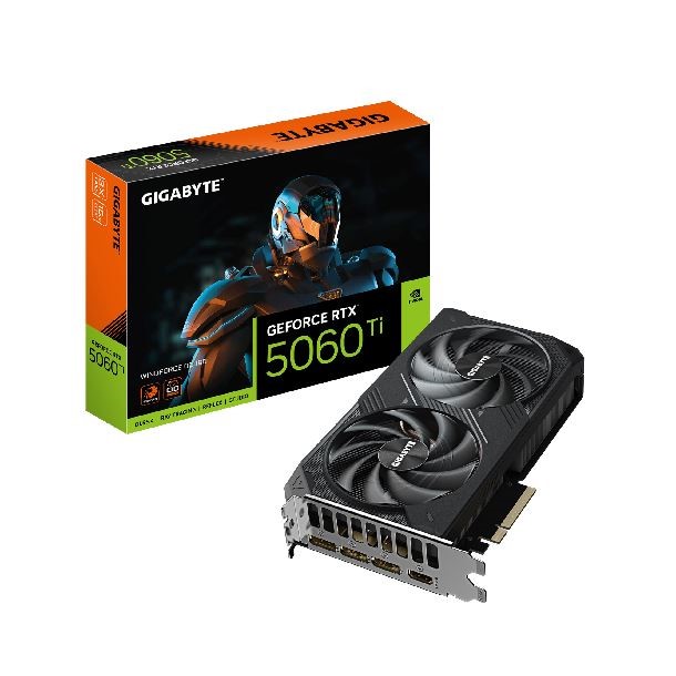 RTX 5060Ti 8GB GIGABYTE WINDFORCE (NUEVA) 12 MESES DE GARANTIA