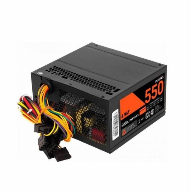 Fuente LNZ sx550-fs 550w negra 220v 