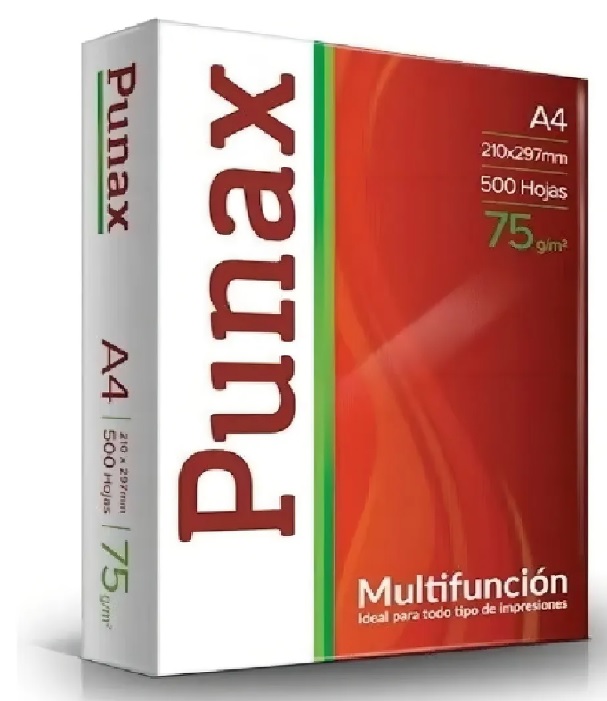 Resma A4 75gr 500 Hojas Punax Color Blanco
