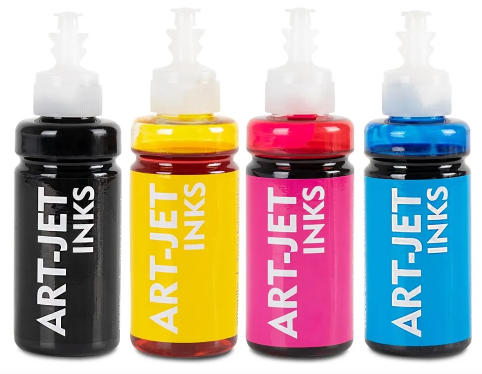 Pack 4 tintas Art-jet Comercial negra amarilla magenta cian