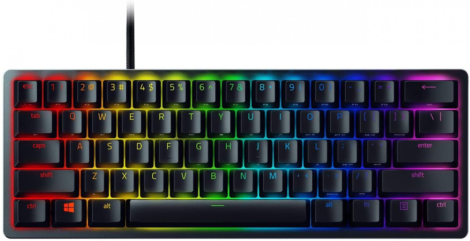 Teclado Razer Huntsman Mini 60% Mecánico Rgb Negro
