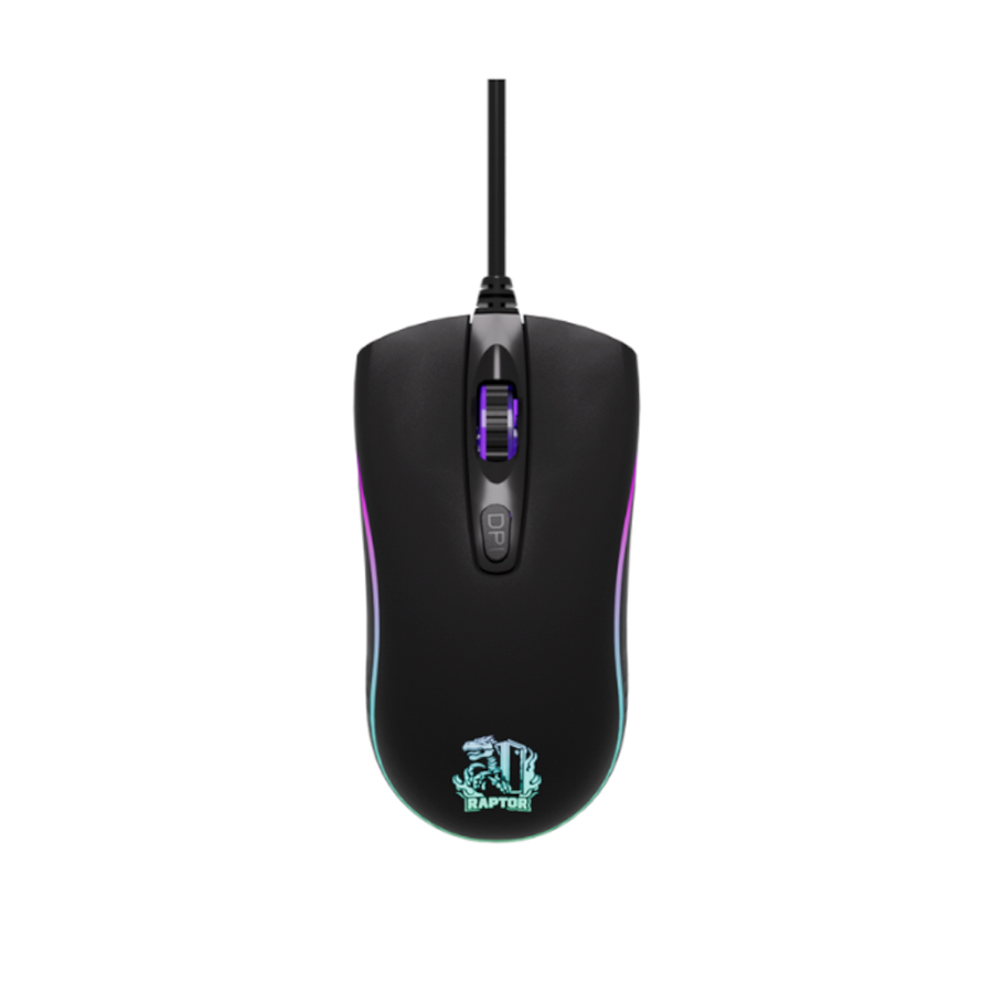 Mouse Gamer Raptor Storm Grip 4 Botones 3600 DPI 
