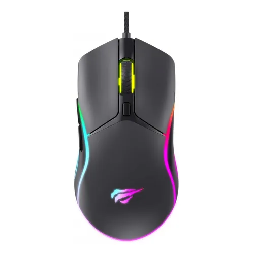 Mouse Gamer Havit Ms1029 Rgb Negro 7200 DPI