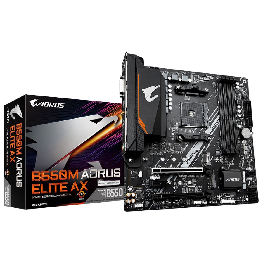  Motherboard Gigabyte B550m Aorus Elite Ax Wifi y Bluetooth AM4