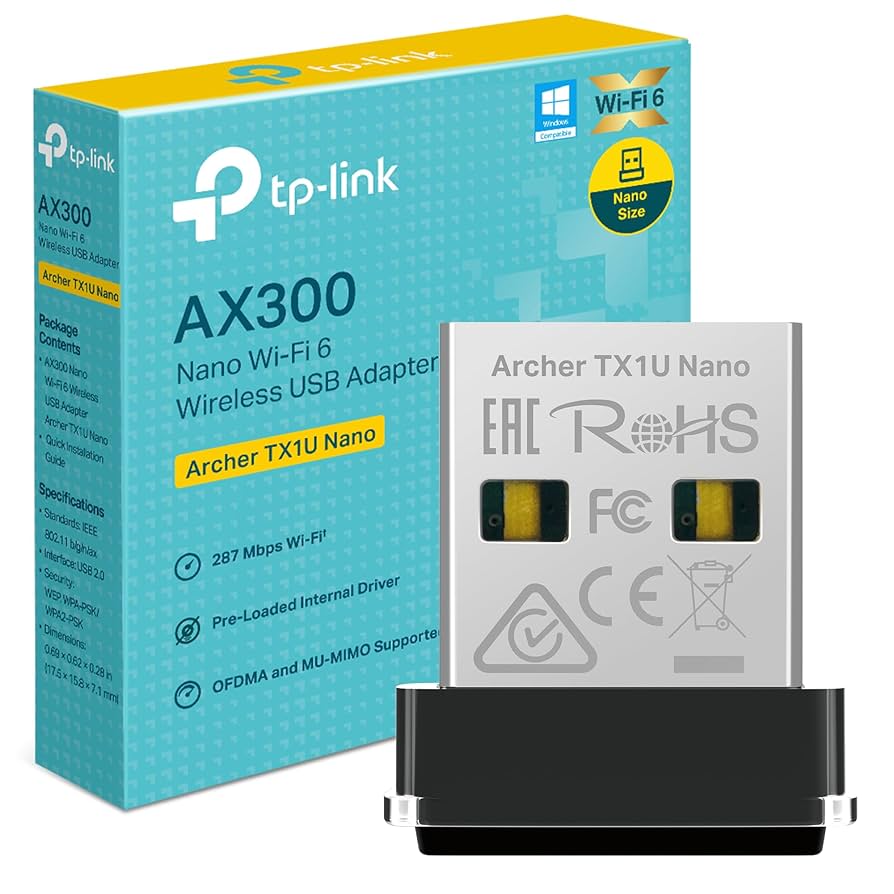 Antena Wifi Usb Tp-link Ax300 Nano Wifi 6