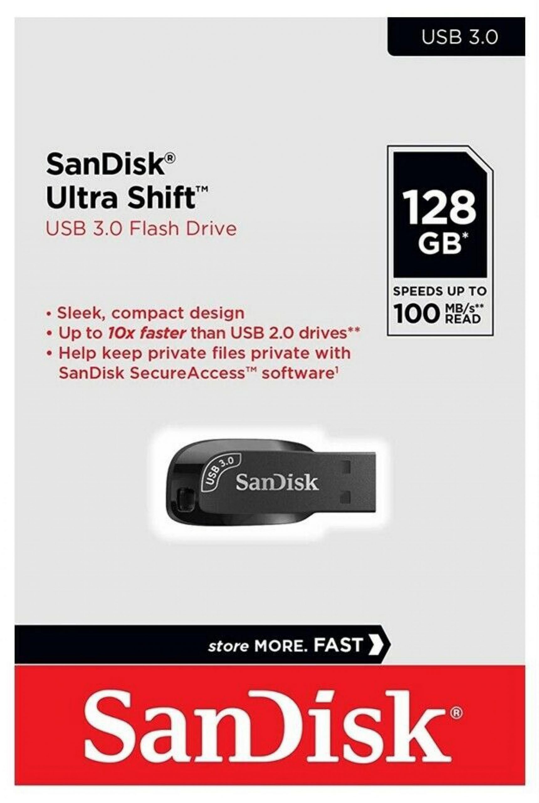 Pendrive Sandisk 128gb Ultra Shift