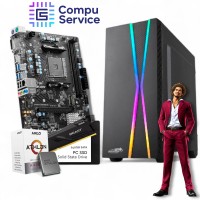 PC ATHLON 3000G + 8GB RAM + SSD 240GB + GABINETE GAMER CON LUCES