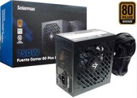 Fuente 750w 80plus Bronze Solarmax Gamer Certificada 750 Pc Color Negro
