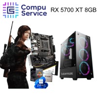 PC RYZEN 5 5500 + GRAFICA RX 5700 XT 8GB + 16GB RAM + SSD 1TB + GABINETE GAMER CON LUCES