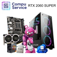 PC RYZEN 5 5500 + GRAFICA RTX 2060 SUPER 8GB + 16GB RAM + SSD 1TB + GABINETE GAMER CON LUCES