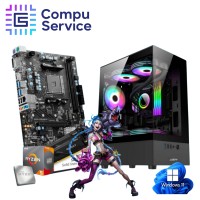 PC RYZEN 5 5600G + 16GB RAM + SSD 480GB + GABINETE ZEUS 5 COOLERS RGB