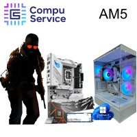 PC RYZEN 5 7600X + 32GB RAM + SSD 1TB + GABINETE GAMER CON LUCES