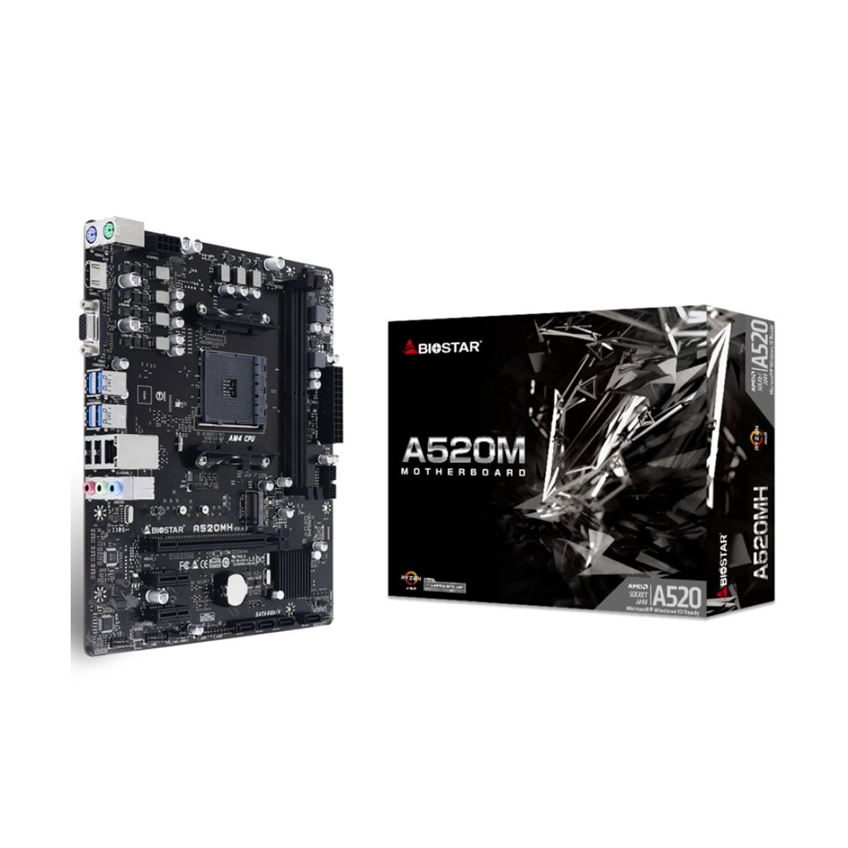MOTHERBOARD AM4 BIOSTAR A520MHP
