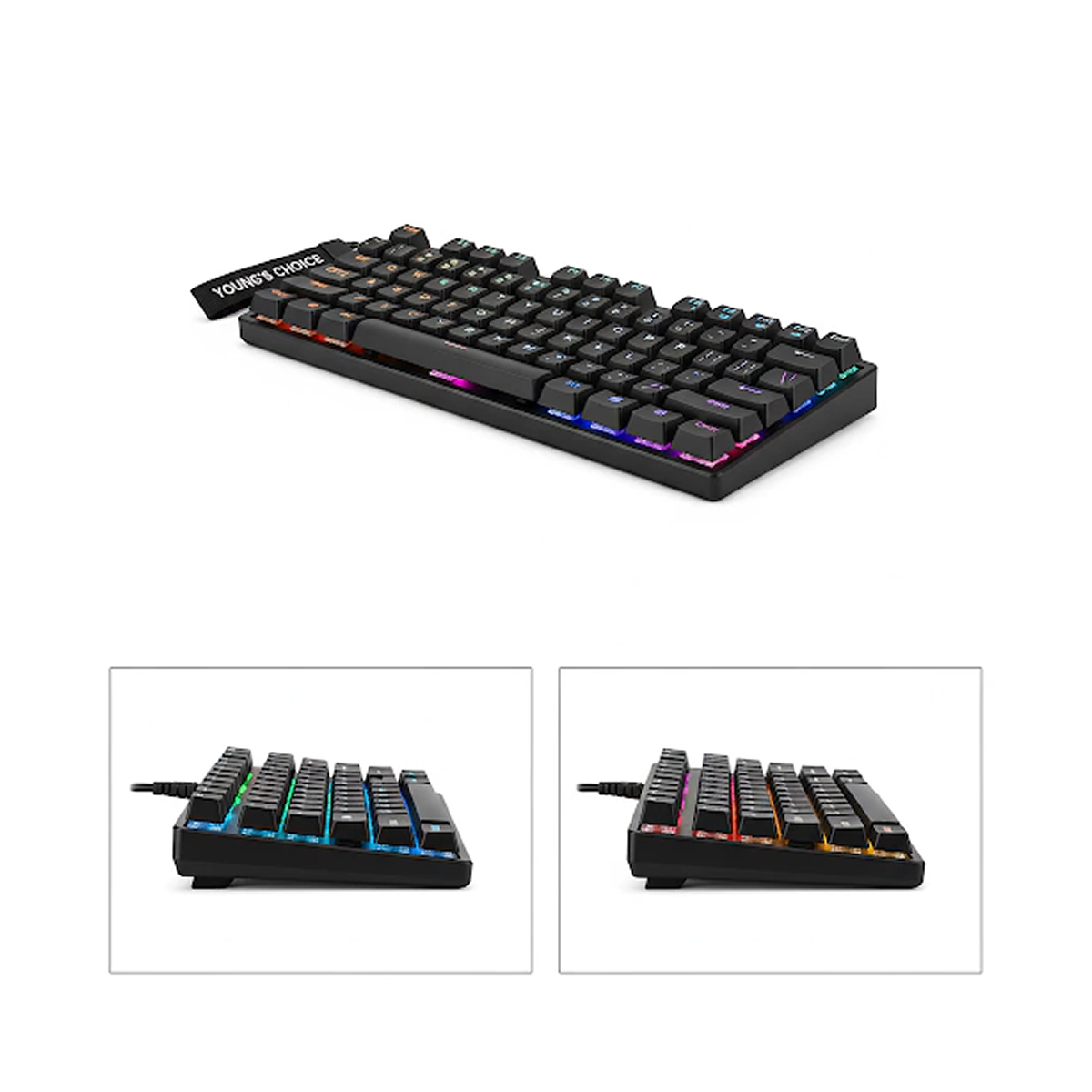 TECLADO MAGNETICO MCHOSE ACE68 ICE BLUE MAGNETIC SWITCH