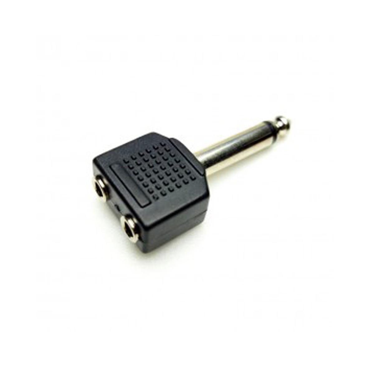 ADAPTADOR 2 JACK 3.5MM A PLUG 6.5MM (MONO)
