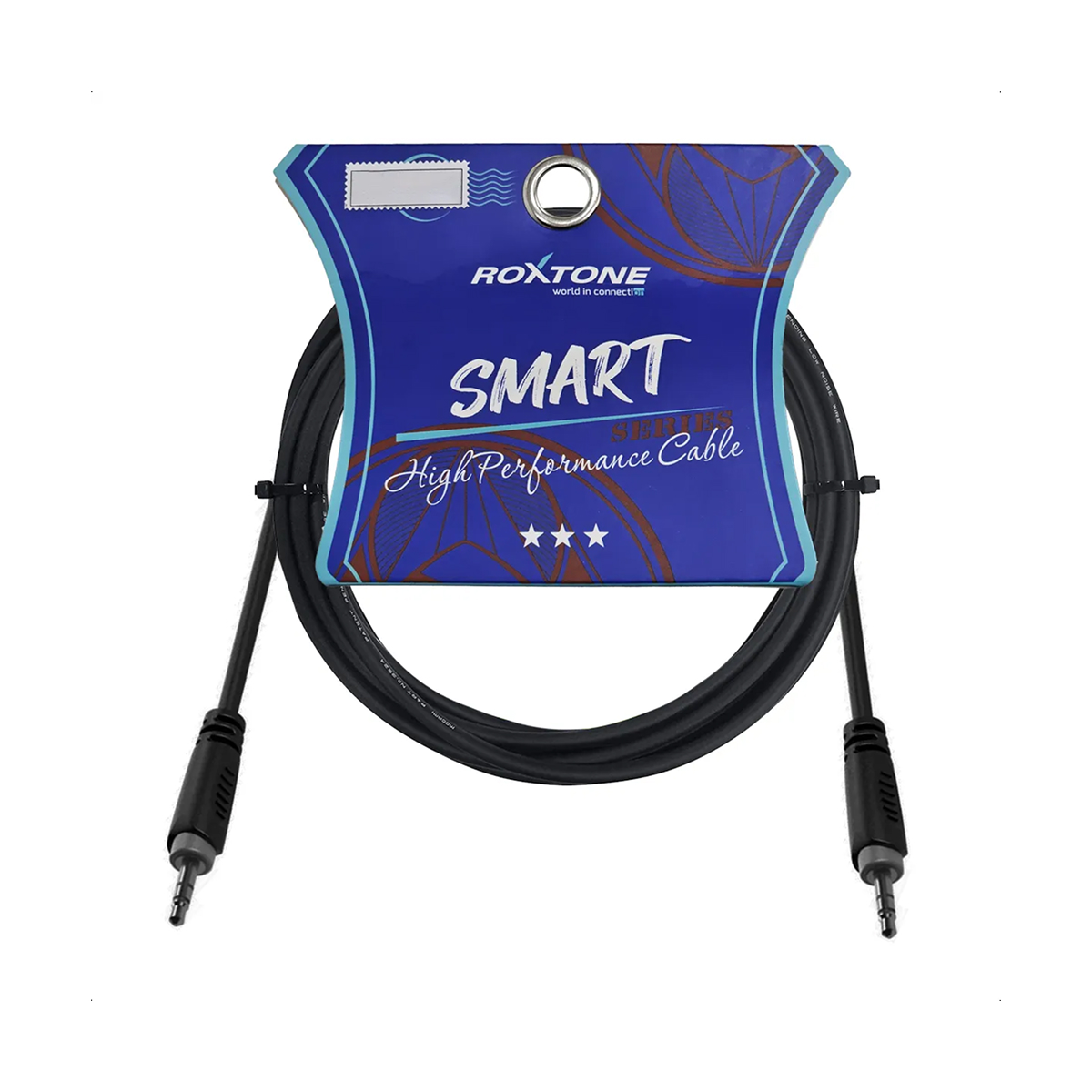 CABLE AUXILIAR JACK 3.5MM A JACK 3.5MM 1.5M ROXTONE SMART