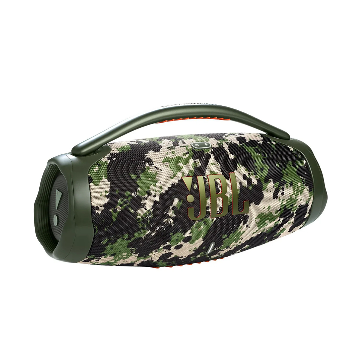 PARLANTE PORTÁTIL BLUETOOTH 80W JBL BOOMBOX 3 CAMUFLADO VERDE