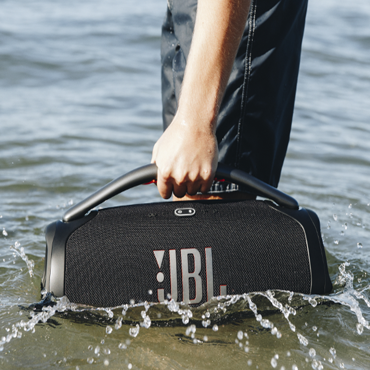 PARLANTE PORTÁTIL BLUETOOTH 80W JBL BOOMBOX 3 CAMUFLADO VERDE