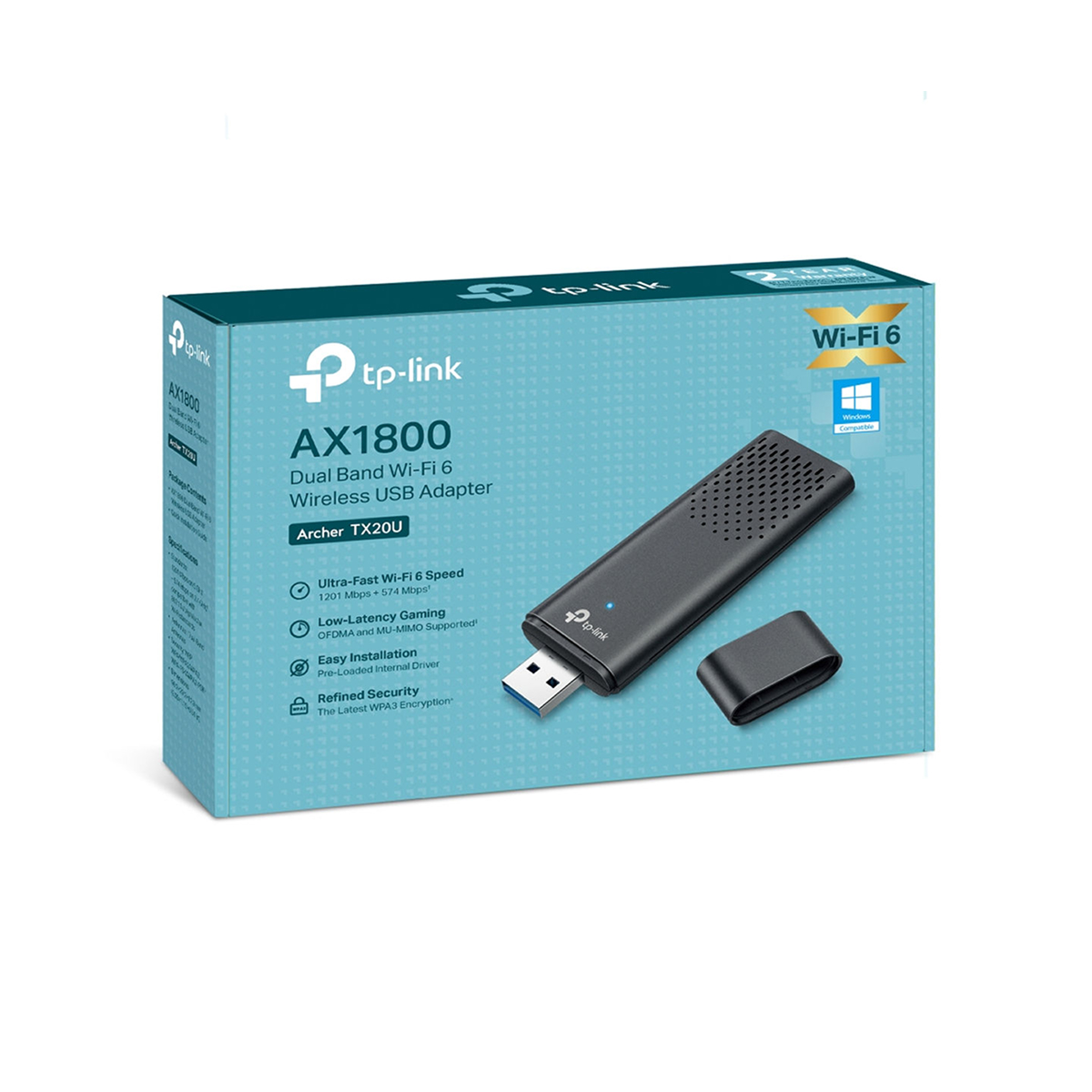 ADAPTADOR DE RED USB TP-LINK ARCHER TX20U AX1800