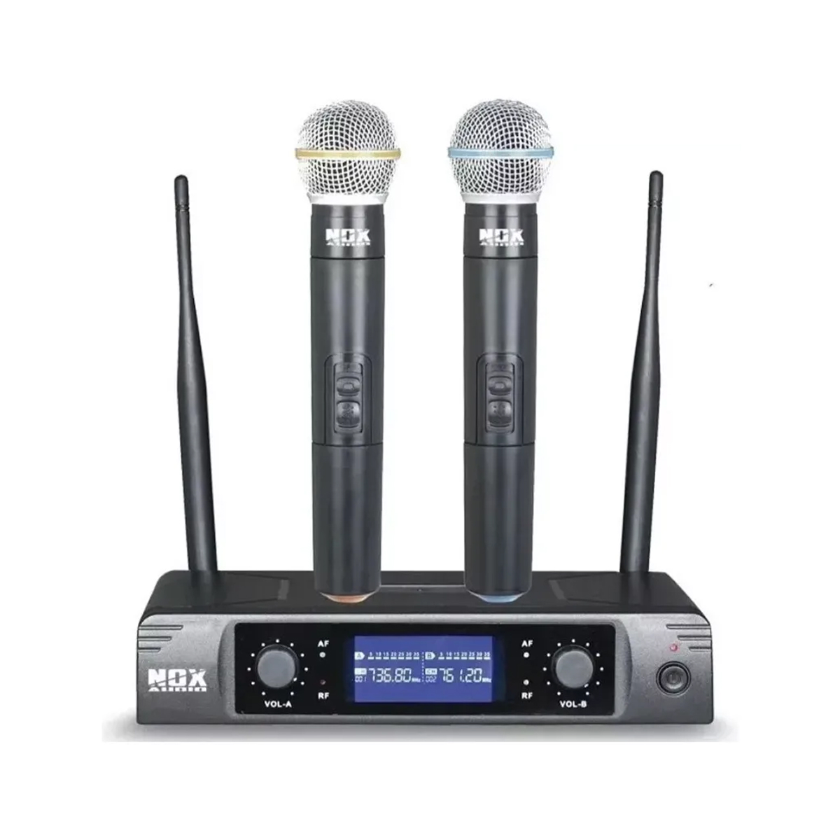 MICROFONO DOBLE SISTEMA INALAMBRICO NOX AUDIO U-5296