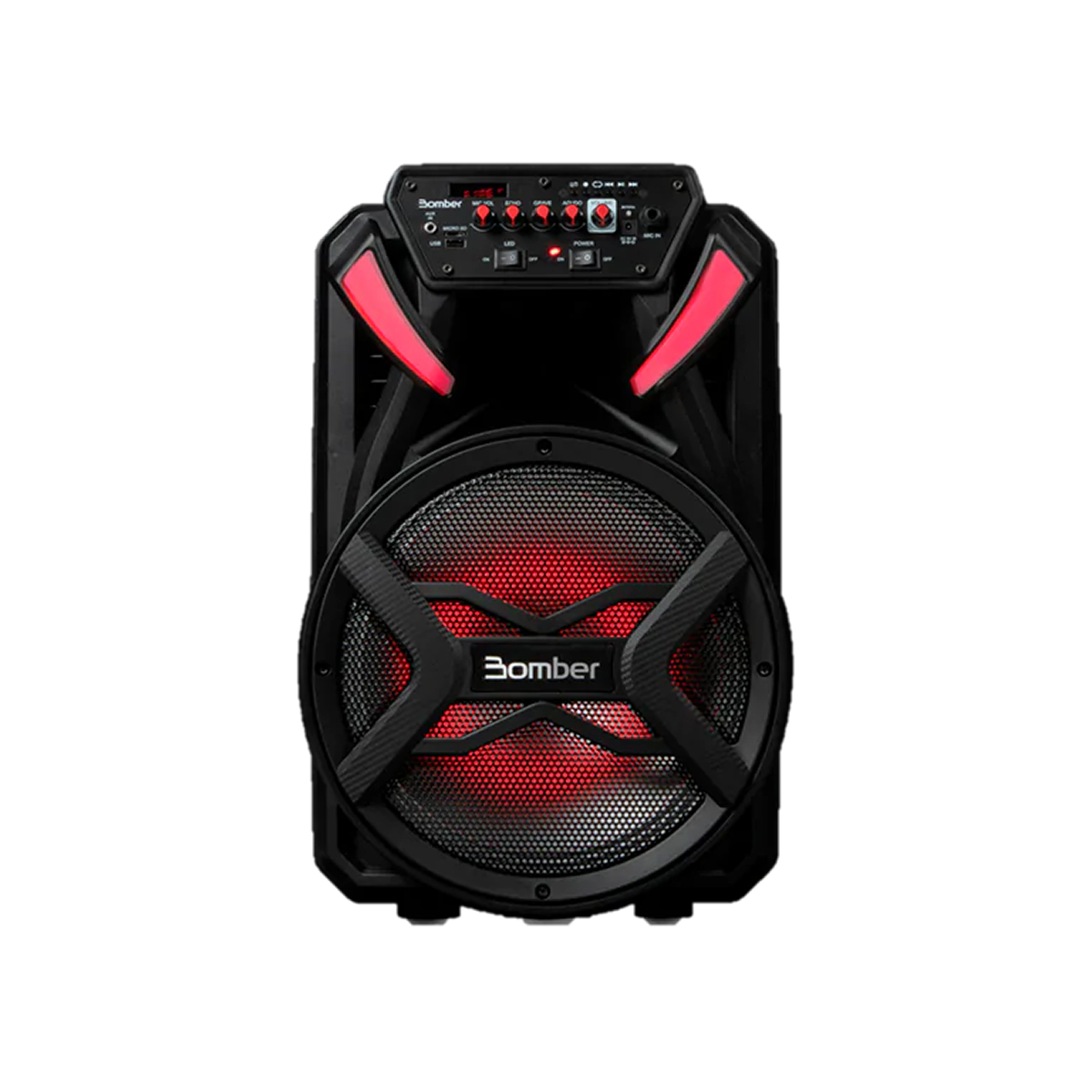 PARLANTE TORRE BLUETOOTH BOMBER PAPAO 510 500W CON MICROFONO