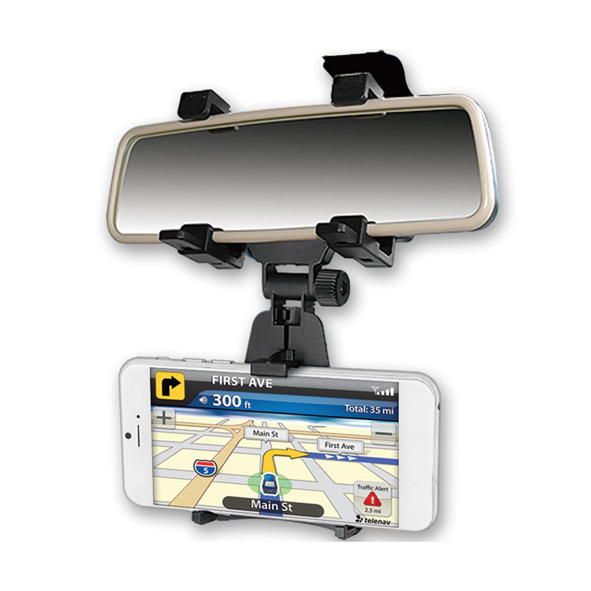 SOPORTE CELULAR PARA AUTO ESPEJO RETROVISOR NOGA NG-HOLD7